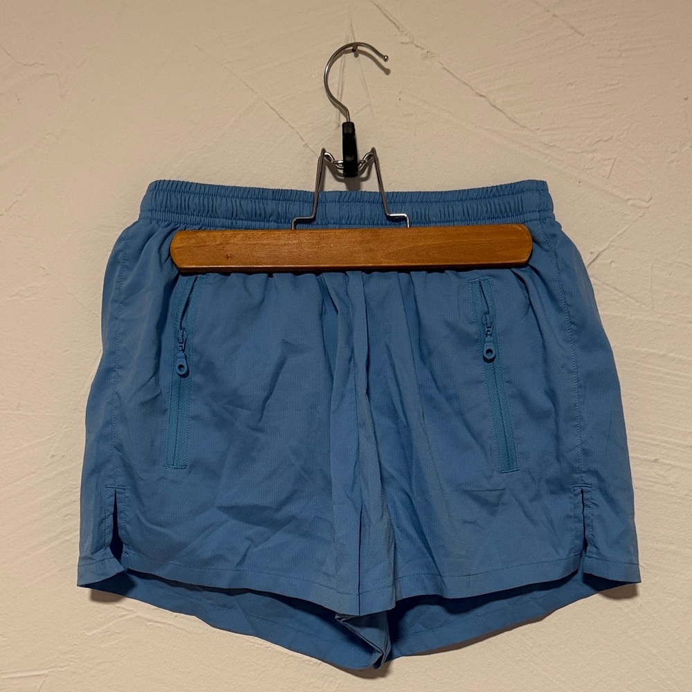 Girlfriend Collective Sky Blue Athletic Shorts